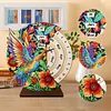 (US Local)Special Shape Flowers Butterfly Diamond Painting Spinning Calendar for Beginners