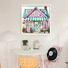 Sewing House-14CT Stamped Cross Stitch 40*40cm/15.75*15.75in