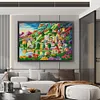 Rainbow Town-11CT Stamped Cross Stitch 101*75cm/39.76*29.53in (Big Size)