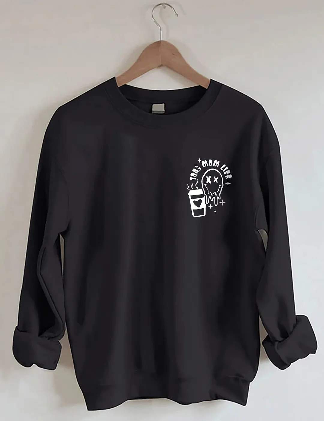 Caffeine And Chaos Mom Sweatshirt