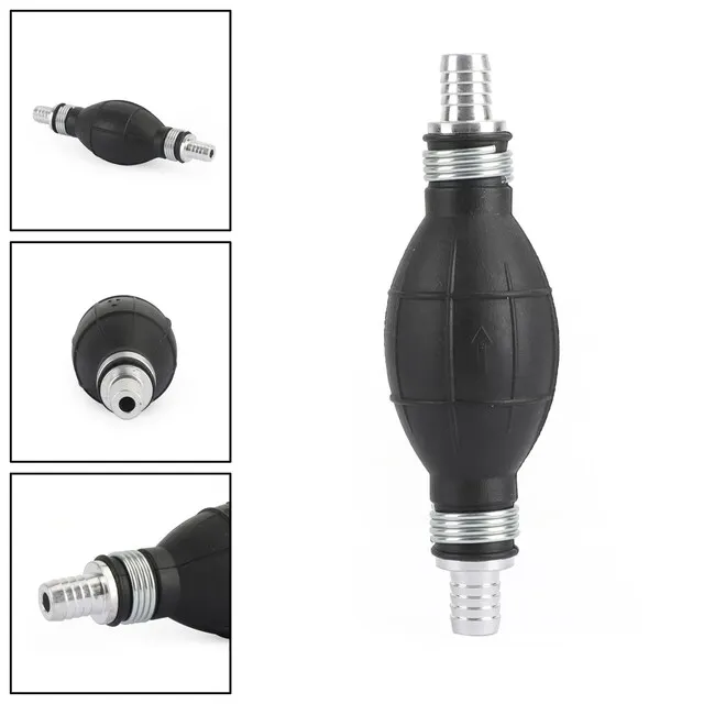 Garlaven 1/4" Hand Primer Bulb Outboard Car Marine Boat Gas Fuel Line Pump All Fuels