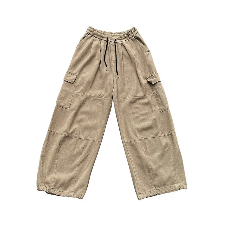Men Cargo Pants Men's Autumn Loose Casual Trousers