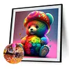 Colourful Bear - Round AB Drills Diamond Painting(45*45cm)
