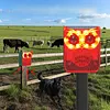 Solar Outdoor Motion Sensor Alarm Dog Barking&Gunshot Sound Loud Noise Maker