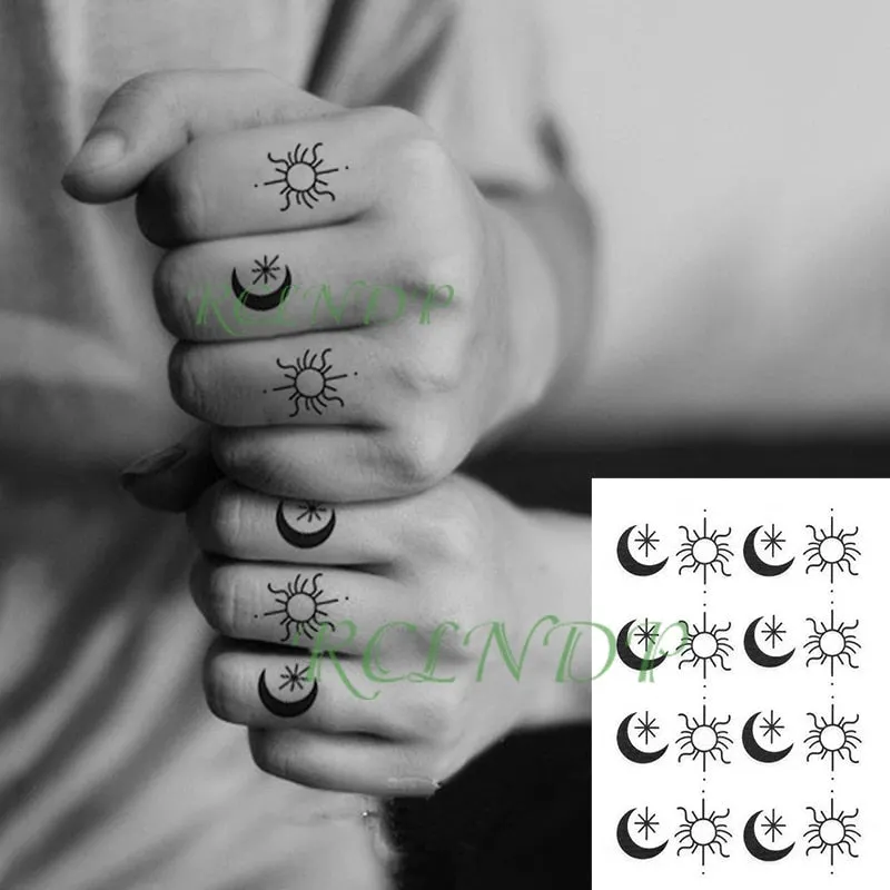 Waterproof Temporary Tattoo Sticker Cartoon anime Boy Knife Tatto Flash Tatoo Fake Tattoos Small Size Art for Kids Men Women