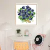 Flower - 9CT Partial Beaded Cross Stitch Kit(22x22cm)