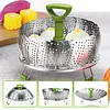 🧑&zwj;🍳kitchen Artifact🥳Stainless steel folding vegetable steamer (🔥New Year's discount🔥  ())