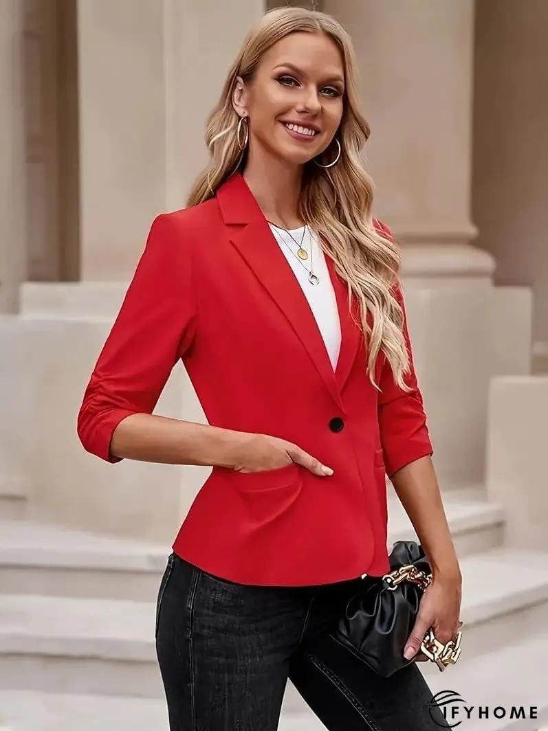 Single Button Blazer for Women | IFYHOME