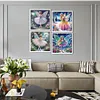 (US Local)4Pack Girl-Special Shaped Diamond Painting Kit(30x30cm)
