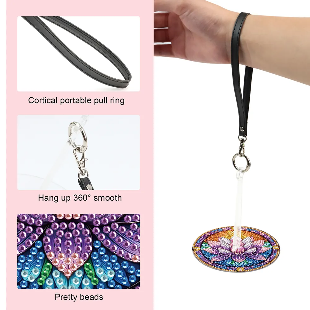 DIY 5D Diamond Painting Kit Wrist Yarn Holder Diamond Art Yarn Holder (Lotus)