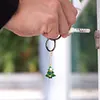 5pcs/set DIY Xmas Tree Diamonds Painting Keychain Kits