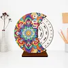 Diamond Painting Wooden Mandala Moon Perpetual Calendar