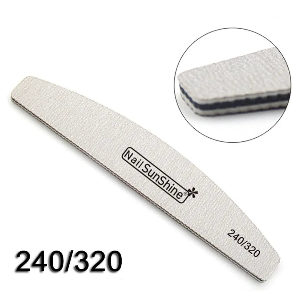1Pcs Hot sale Wooden Nail Files Sanding Buffer Double Sided Nail Care Portable Professional Pedicure Manicure Beauty Tool