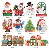 DIY Diamond Painting LED Christmas Light Double-side Drill Night Lamp Decor Kits