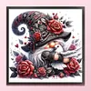 Rose Gnome-11CT Stamped Cross Stitch 50*50cm/19.69*19.69in