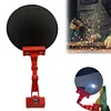 Clip-On Universal Round Shading Cover Adjustable Angle for Welding Torch(Red)