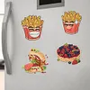 12PCS DIY Diamond Art Refrigerator Sticker for Home Decor (French Fries)