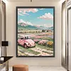 【Limited Stock Sale】(Big Size) Truck On Country Road - 11CT Stamped Cross Stitch 50*65cm/19.69*25.59in