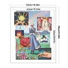 (Big Size)Hayao Miyazaki Animation Howl'S Moving Castle - 11CT Stamped Cross Stitch - 50*60cm