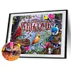 Flower And Bird Figure-Full Round Diamond Painting 40*30cm/50*40cm