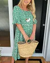 🌸Summer Specials🌸Elegant Polka Dot Midi Dress