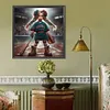 Peinture au diamant de perceuse ronde de baseball-40*40cm
