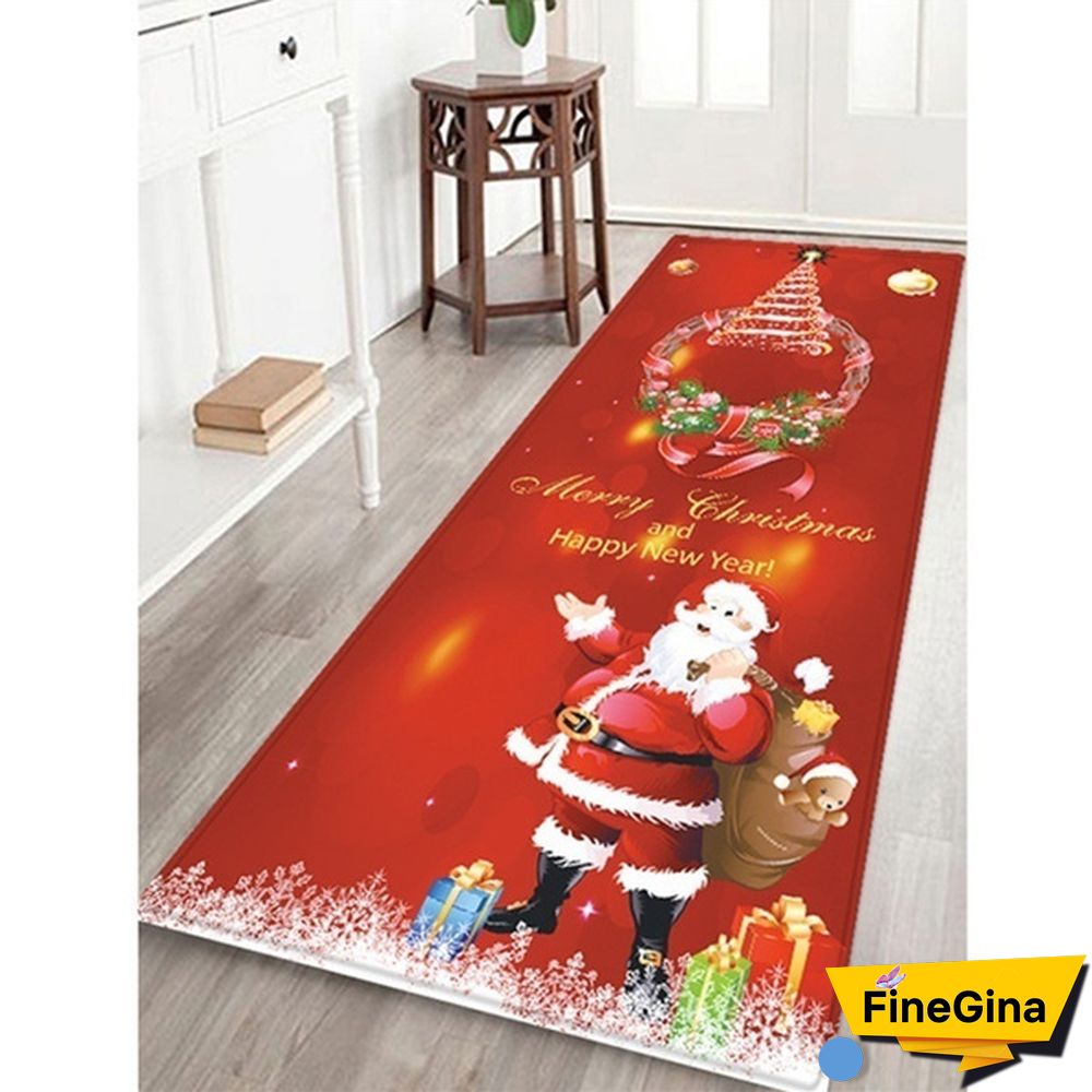 New Christmas Non Slip Entrance Door Bathroom Mat Indoor Carpet Doormat Decor Carpet