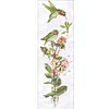 Bird Flower - 9CT Partial Beaded Cross Stitch Kit(16x53cm)