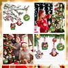 4pcs/set Christmas Diamond Painting PDIY Hanging Photo Frame Pendant Trees Decoration 