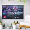 Diamond Painting -DIY Full Square Drill Butterfly Saying
