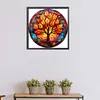 Maple Leaves-Paint by Numbers Acrylic Painting 40*40CM