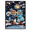 (US Local)50-Page A5 Hamster Diamond Painting Notebook for Adult Holiday Birthday Gift