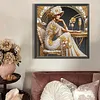 Elegant Beauty-Partial Special Shaped Diamond Painting 30*30CM