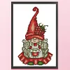 Strawberry Gnome -  11CT Partial Beaded Cross Stitch Kit(25x35cm)