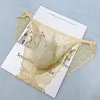 Men's Sexy Lace Mesh Transparent U-Shaped Pouch Briefs