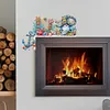 (US Local)Ocean Goblin 5D DIY Wooden Door Topper Diamond Painting Door Corner Decor