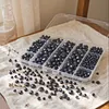800Pcs 4/6/8/10mm Glass Beads for Jewelry Making Crystal Faceted Jewelry Beads with Holes for Bracelets Necklace Pendants Making Supplies