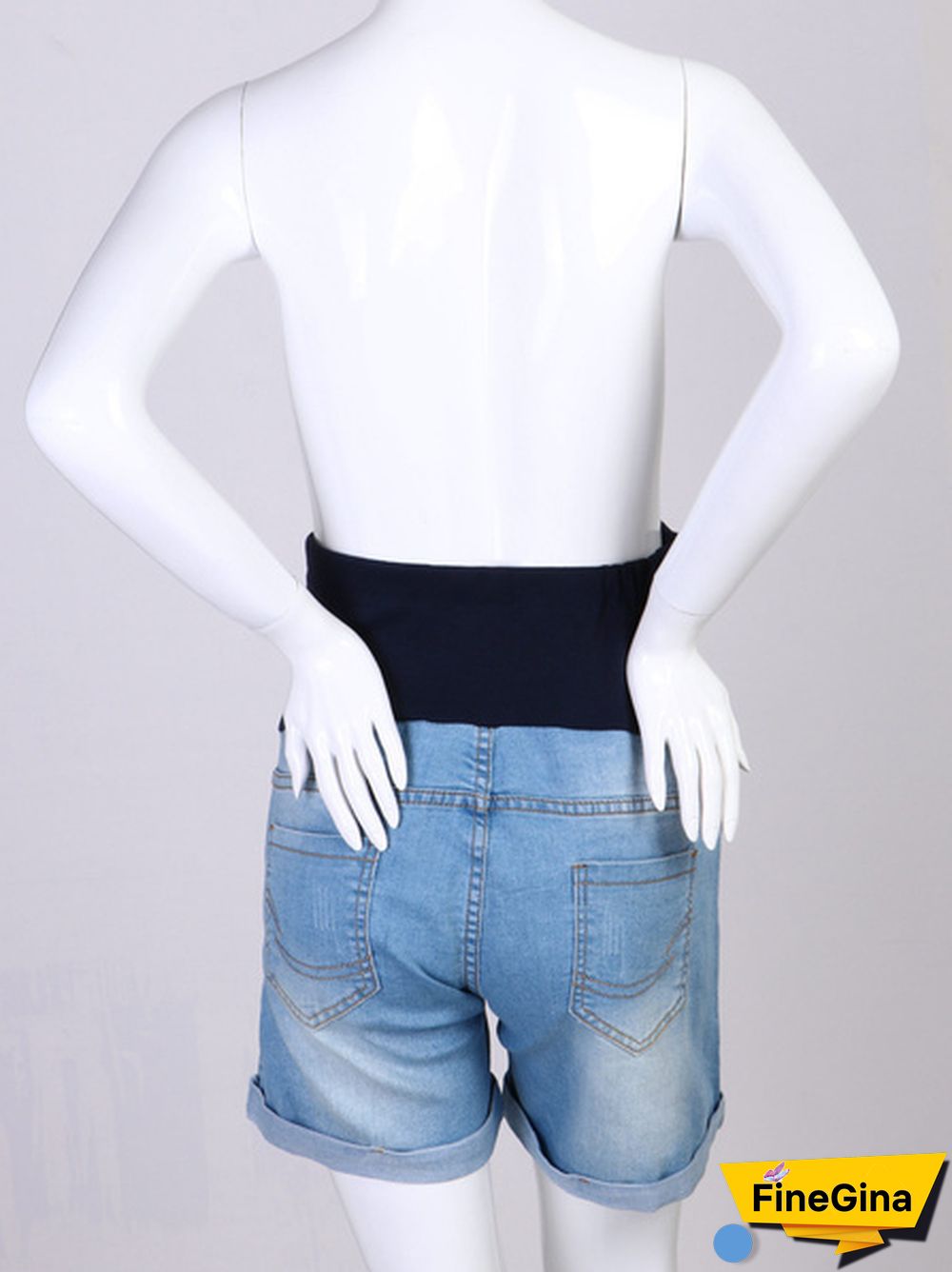 Pregnant Women Casual Shorts Summer Pregnancy Low Waist Denim Shorts