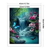 Butterfly Waterfall - 11CT/14CT Stamped Cross Stitch 40*50cm/15.75*19.69in