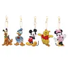 3/4/5pcs Diamond Painting Keychain