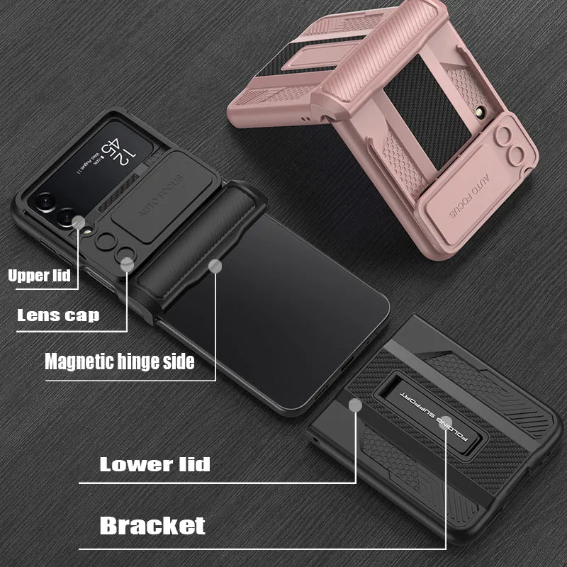 Applicable To Samsung ZFlip4 All Inclusive Creative Folding Mobile Phone Case