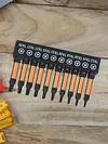 10 PCS Triangle Screwdriver Set S2 Alloy Steel Screwdriver Bits TA12-TA30