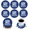 Un ensemble (6pcs) de sous-verres en bois southend football club-diy