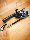 Portable Folding Fishing Rod Telescopic Fishing Pole with Reel Line Travel Rods