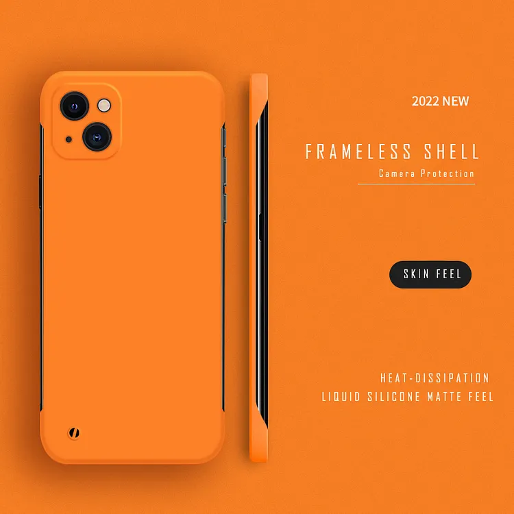 Thin Slim Hard PC Frameless Case For iPhone