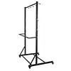 [US Local Warehouse] Mobile Freestanding Vertical Bike Rack with Locking Casters & 6 Hooks Bicycle Storage Vertical Bike Storage Stand Holds Up To 5 Bikes Height Adjustable for Garage Basement & Home