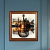 (US Local)Paint By Numbers Kit On Canvas DIY Oil Art Guitar Home Wall Decor40x40cm