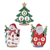 Diamond Painting Crystal Christmas Acrylic Statue Desktop Rhinestone Mosaic Art Kit