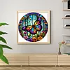 (Counted/Stamped) Butterfly - 18CT Cross Stitch 20*20cm/7.87*7.87in