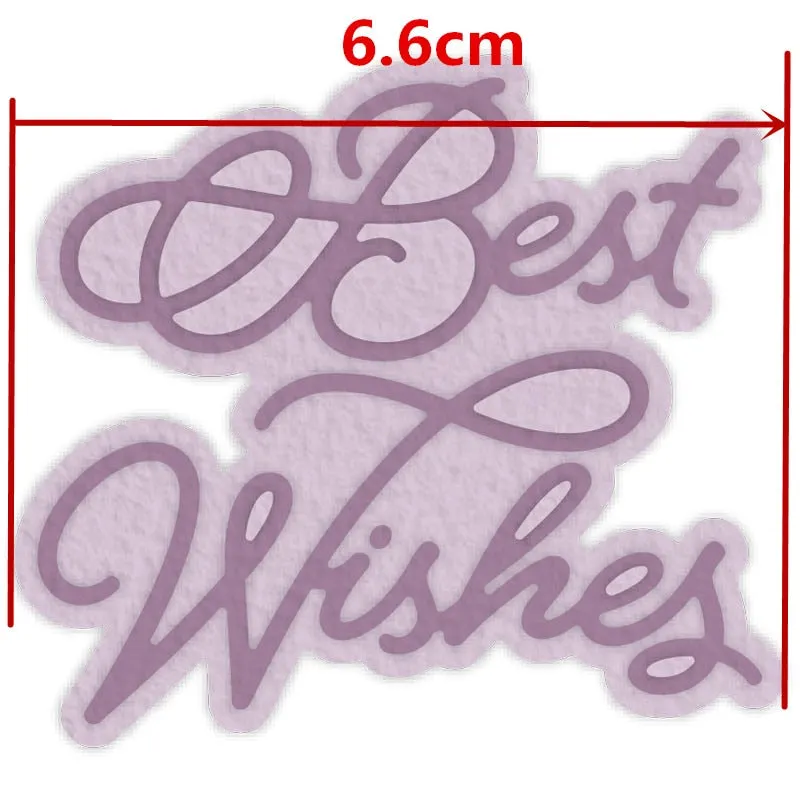Warm Phrases Greetings Metal Cutting Dies Best Wishes Phrases Die Cuts For DIY Card Making New 2019 Embossed Crafts Cards